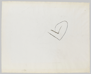 Drawing of an Arm, c.1973 (ink & gouache on paper)