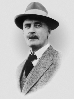 Knut Hamsun, 1929 (b/w photo)