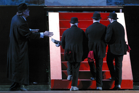 Giacomo Puccini 's 3-act opera Turandot - performed at Savonlinna Opera Festival, Finland, 2003
