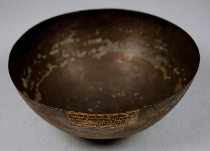 Bowl, pre-1892 (copper)