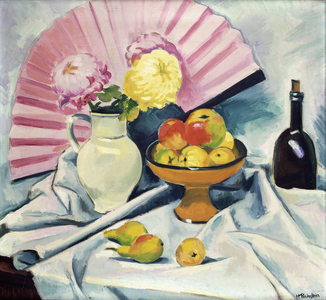 Still Life I, Helles stilleben I (oil on canvas)