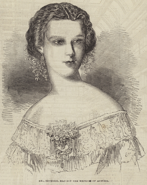 Her Imperial Majesty the Empress of Austria (engraving)