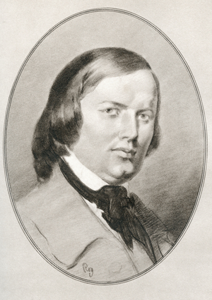 Robert Schumann, from Living Biographies of Great Composers.
