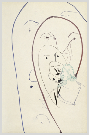 Miss Right, 1940 (ink on paper)