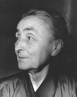 Georgia O’Keeffe, 1962 (b/w photo)