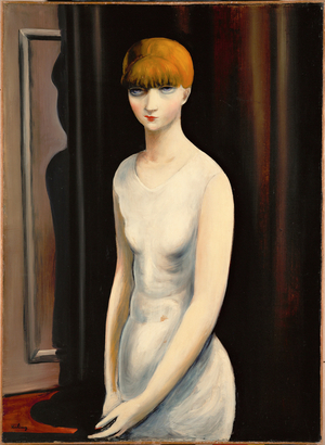 Portrait of Kiki de Montparnasse (oil on canvas)
