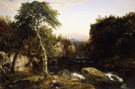 Franconia Mountains, 1854 (oil on canvas)