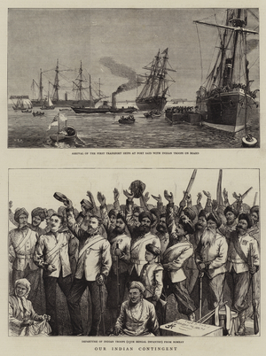 Our Indian Contingent (engraving)