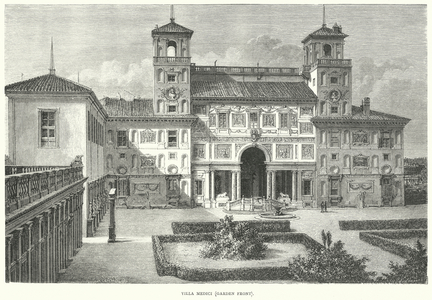 Villa Medici (Garden Front) (engraving)