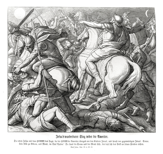 Joshua's victory over the Amorites, Joshua