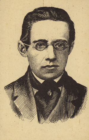 Portrait of Bedrich Smetana (engraving)