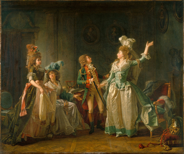 The Departure of the Dragon, in 1789 (oil on canvas)