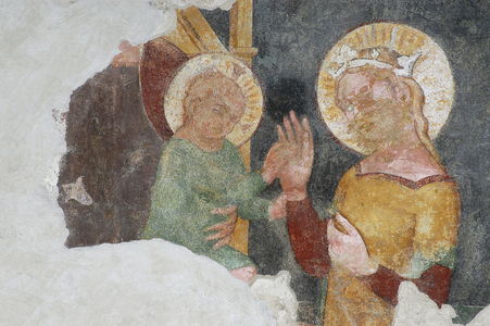 Virgin Mary and child (fresco)