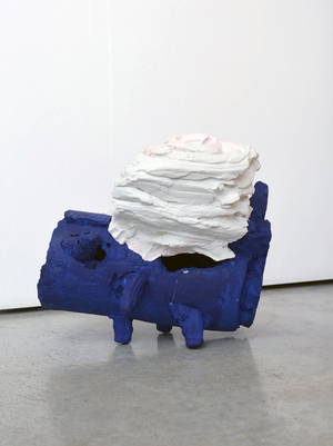 Blue Ice Cream, 2016 (Pigmented Jesmonite)