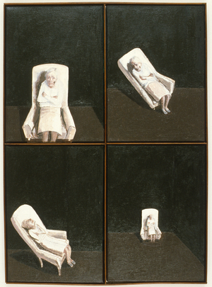 Seeing The Light, 1987 (painted relief) 