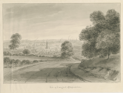 Longport Village: sepia drawing, 1841 (drawing)