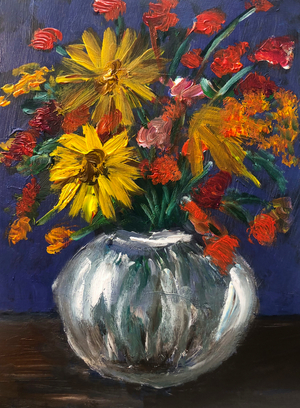 Bouquet Automnal, 2023 (acrylic on canvas)