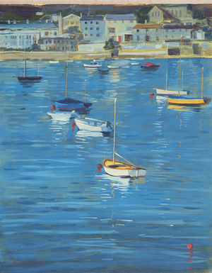 Salcombe, Sparkling Morning, 2002 (oil on board)