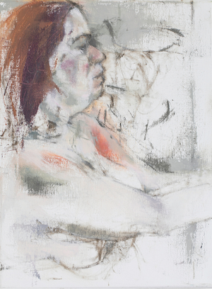 Valentina, life painting study, 2018, (oil on linen)