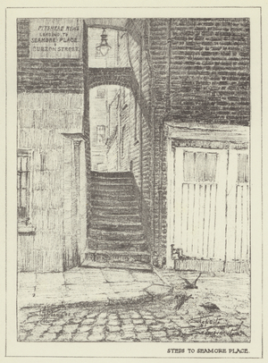 Steps to Seamore Place (litho)