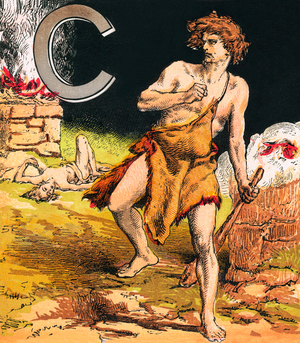 Cain (colour litho)