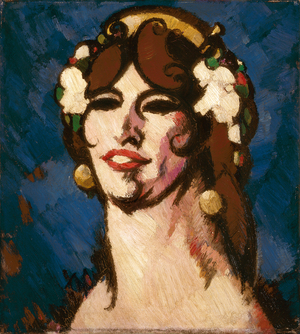 Margaret Morris dans 'Le Chant Hindu', 1918 (oil paint on canvas)