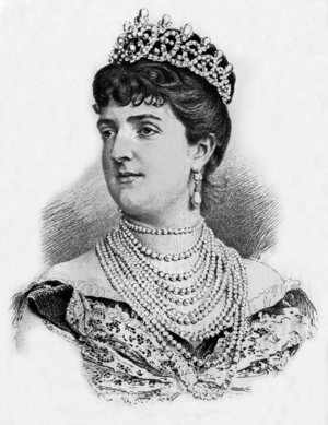 Marguerite de Savoie, 19th century (engraving)