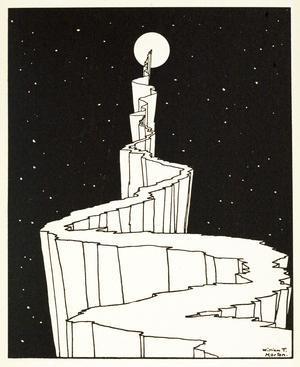 The Path to the Moon, from A Book of Images, pub. 1898 (engraving)