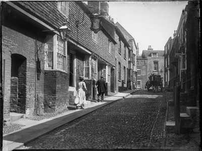 Mermaid Street, Rye, Rother, East Sussex, 15/04/1905 (b/w photo)