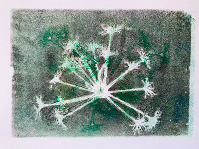 Seedhead I, 2020 (monoprint)