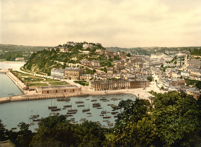 View of Torquay, c.1890-1900 (chromolithograph)