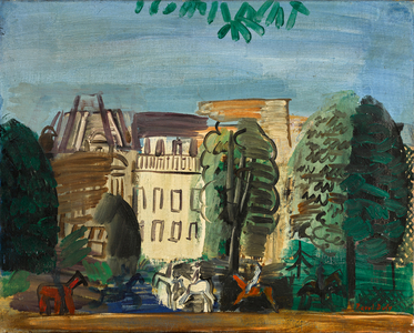 The Avenue of the Woods, (oil on canvas)