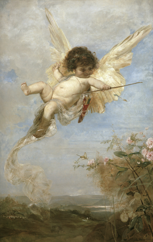 Cupid, 1878 (oil on canvas)