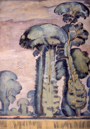 The Elms (w/c on paper)