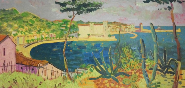 Riviera (oil on canvas)