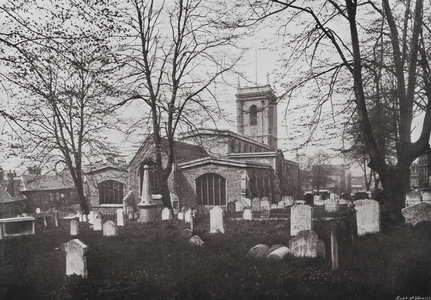 All Saints' Church, High Wycombe (b/w photo)
