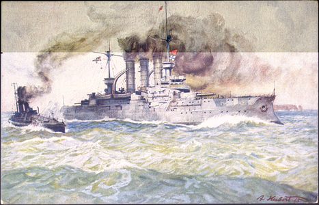 Artist Hubert, German liner ship, patrol