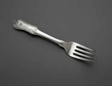 Fork, c. 1820-1858 (silver)