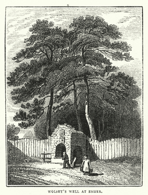 Wolsey's Well at Esher (engraving)