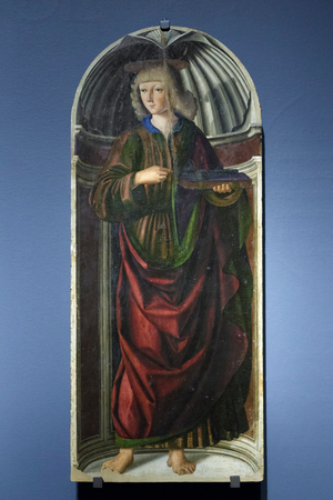 Saint John the Evangelist, 1483-85 (oil on panel)