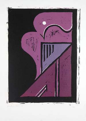 Portrait Of A Ballerina Nº2, 2019 (linocut)