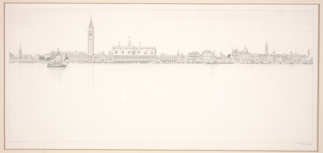 La Bella Venezia, August 1930 (ink on paper)