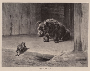Friend or Foe? (engraving)