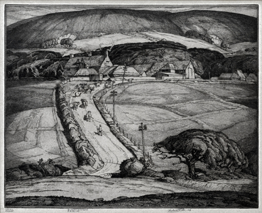 Blackmanstone Farm (etching)