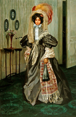 Priscilla, c.1899 (oil on canvas)