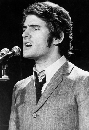Fausto Leali, 1968 (b/w photo)