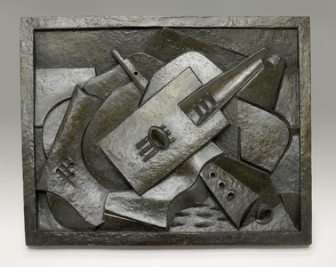 Still Life with Musical Instruments, 1918 (bronze)