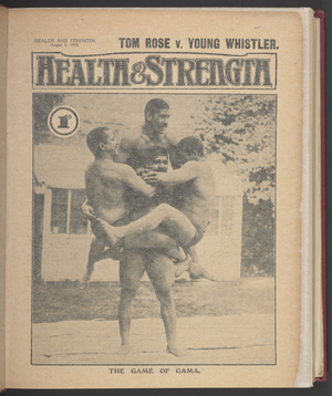 ‘The Game of Gama’, Health and Strength, 6 August 1910 (newsprint)