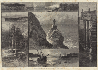 The Grand Manan Island, and Passamaquoddy Bay, North America (engraving)