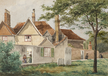 Cottages in Trevanion Street, Dover, 1887 (watercolour)